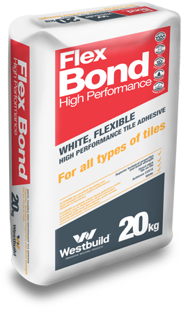 Bond It Rapid-Flex Flexible Floor Wall Tile Adhesive Grey 20KG x 1-64 Bags 